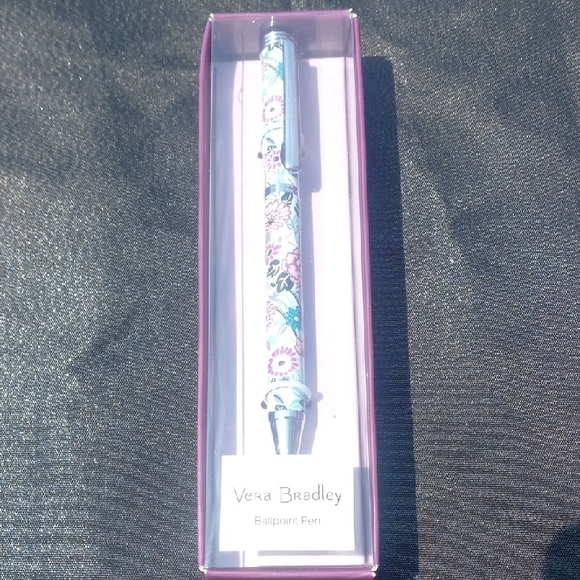 Vera Bradley Other - Vera Bradley Floral Light Blue Ballpoint Pen